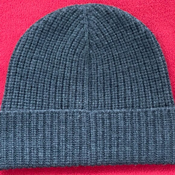 Black Coach Rib Knit Hat - Picture 3 of 4